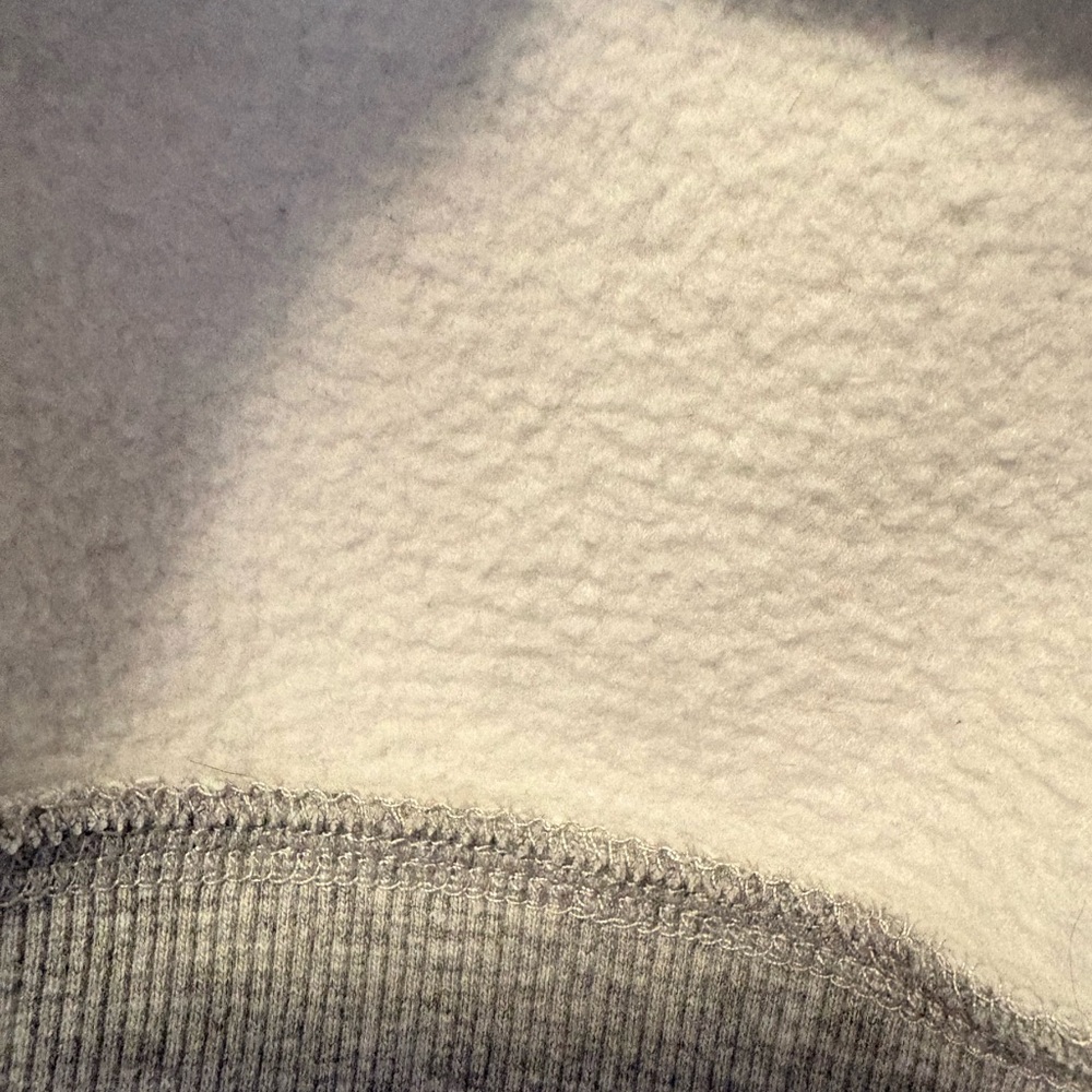 UGG Heather Gray Top with Soft Pink Logo - Picture 9 of 9